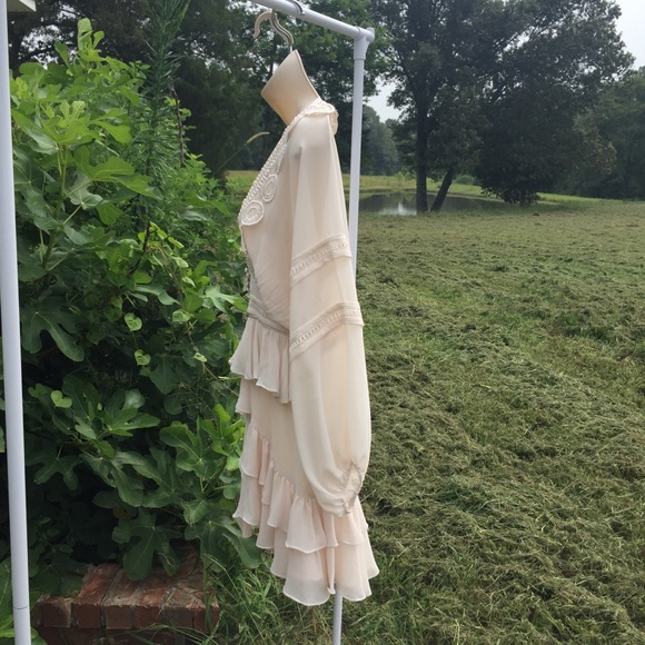 NWT Shona Joy Rafaella Plunge Frill Mini Dress - Picture 5 of 16